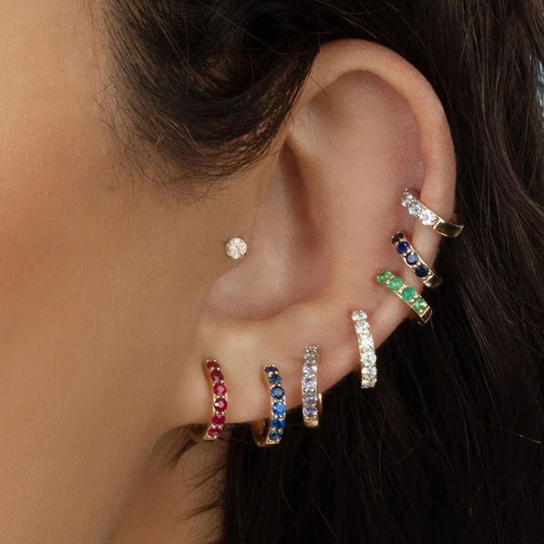 hoop & huggie small earrings multicolor cz zircon circle for women cartilage oorbellen female jewelry gifts, Golden;silver
hoop & huggie small earrings multicolor cz zircon circle for women cartilage oorbellen female jewelry gifts, Golden;silver