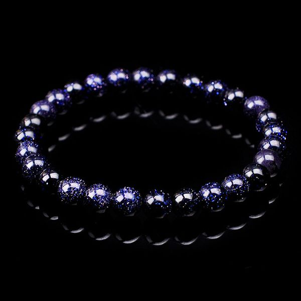 jinzeyi classic natural blue sand stone bracelet for men and women trendy 8mm star light crystal bracelet simple jewelry present, Black
jinzeyi classic natural blue sand stone bracelet for men and women trendy 8mm star light crystal bracelet simple jewelry present, Black