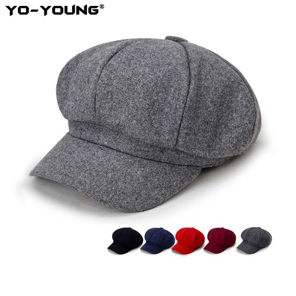 auutmn winter hats for women simple retro octagonal hat for women autumn winter casual british style berets cotton woman hats, Blue;gray
auutmn winter hats for women simple retro octagonal hat for women autumn winter casual british style berets cotton woman hats, Blue;gray