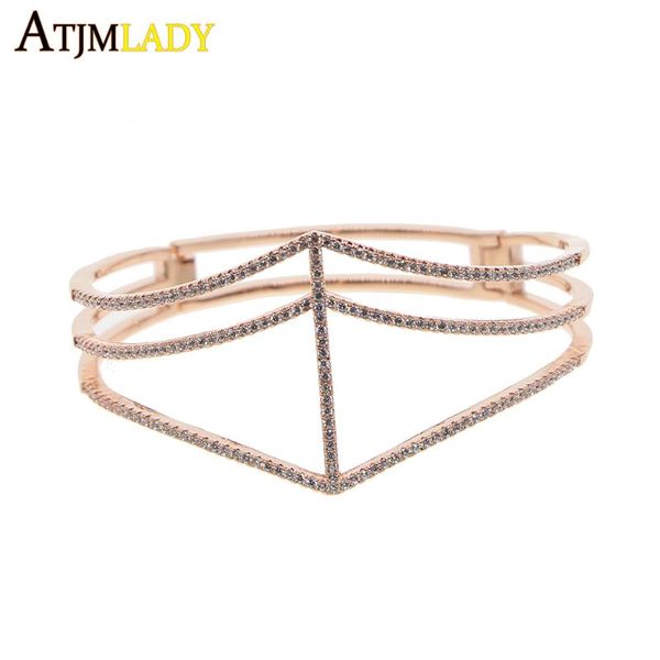 armbanden voor vrouwen bracelets & bangles new delicate cz rose fashion women jewelry prismatic v big cuff bangles bracelet, Black
armbanden voor vrouwen bracelets & bangles new delicate cz rose fashion women jewelry prismatic v big cuff bangles bracelet, Black