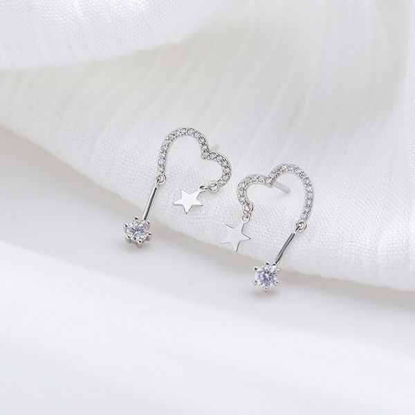 korean new temperament exquisite loving cute girl earrings five-pointed star tassel female earrings women gift jewelry, Golden;silver
korean new temperament exquisite loving cute girl earrings five-pointed star tassel female earrings women gift jewelry, Golden;silver