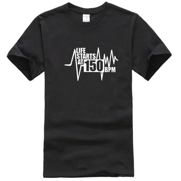 жизнь начинается в 150 bpm hardstyle tshirt мужчины 100 процентов хлопка tshirt hardcore танец dj techno club party edm
жизнь начинается в 150 bpm hardstyle tshirt мужчины 100 процентов хлопка tshirt hardcore танец dj techno club party edm