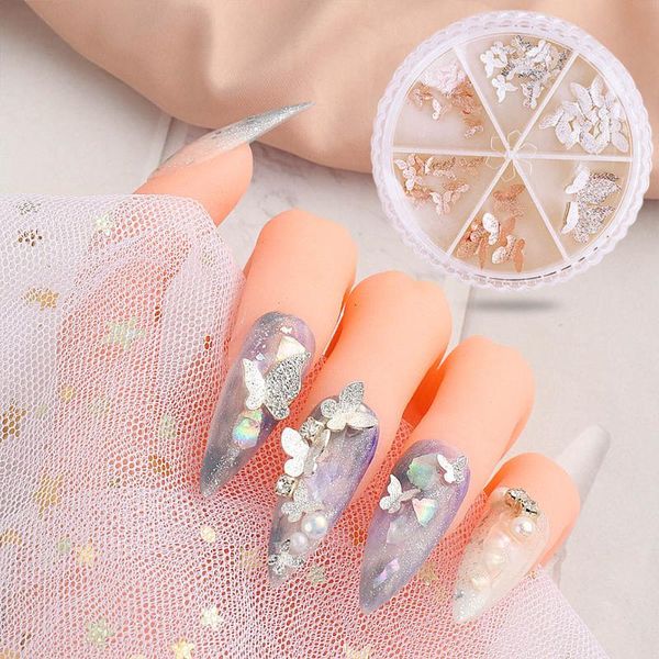 nail art decorations 1 box gold butterfly charms 3d metallic matte glitter sequins decoration alloy manicure design accessories, Silver;gold
nail art decorations 1 box gold butterfly charms 3d metallic matte glitter sequins decoration alloy manicure design accessories, Silver;gold
