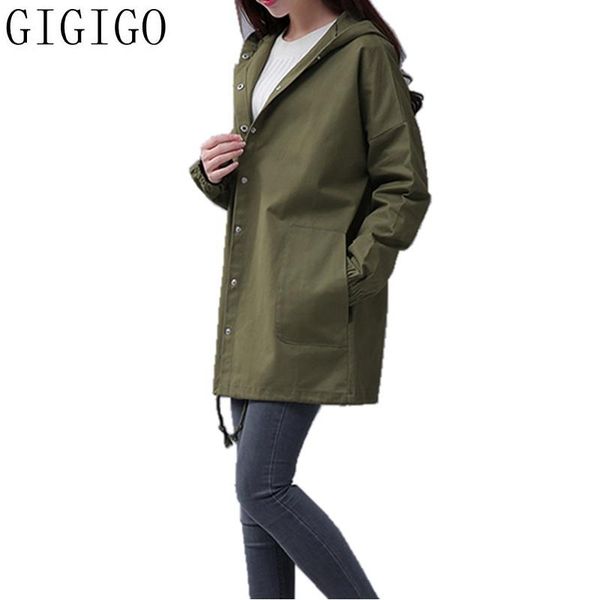 GIGIGO Spring Autumn S-XXL Women Jackets Fashion Loose With Hat Casual Clothing Outwear Long Sleeve Female coat
GIGIGO Spring Autumn S-XXL Women Jackets Fashion Loose With Hat Casual Clothing Outwear Long Sleeve Female coat
