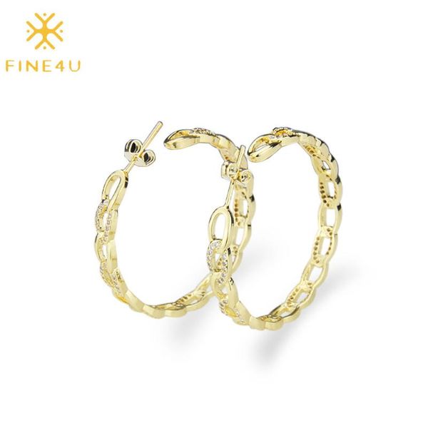 fine4u e233 цирконий женщины хооп серьги 38mm цвета золота обручей серьги роскошные цирконами серьги, Golden;silver
fine4u e233 цирконий женщины хооп серьги 38mm цвета золота обручей серьги роскошные цирконами серьги, Golden;silver