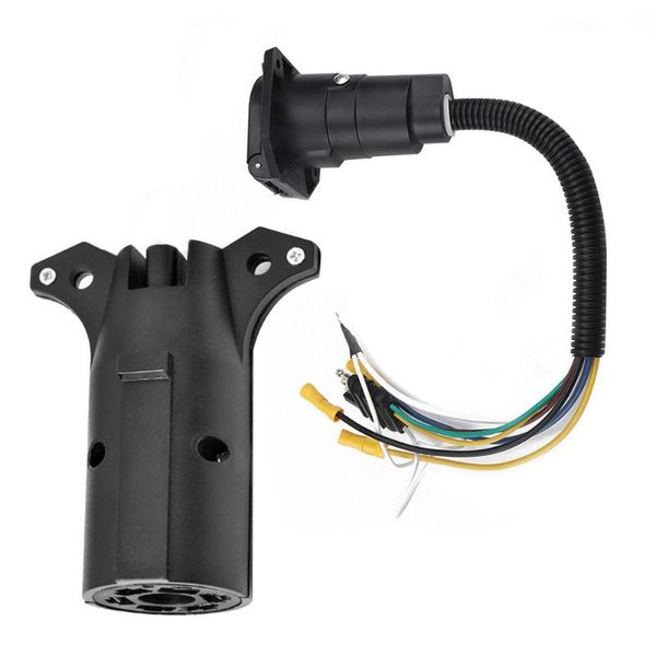 portable trailer wiring adapter plug bracket kit 4 way flat to 7 way rv blade motor vehicle parts for commercial vehicles
portable trailer wiring adapter plug bracket kit 4 way flat to 7 way rv blade motor vehicle parts for commercial vehicles