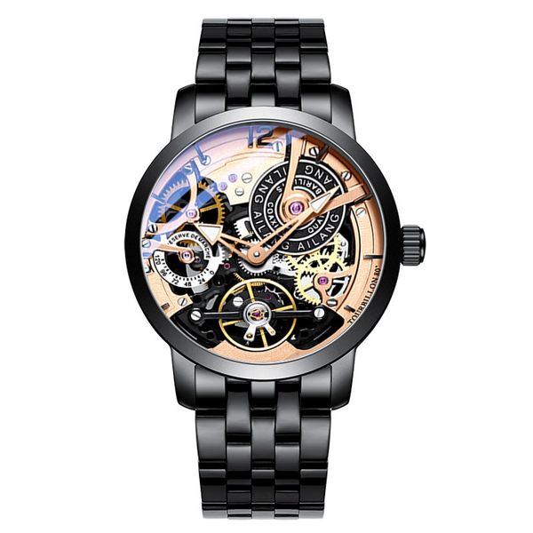new luxury men watch mechanical tourbillon hollow out male wristwatch brand personality trend retro pilot business man clock, Slivery;brown
new luxury men watch mechanical tourbillon hollow out male wristwatch brand personality trend retro pilot business man clock, Slivery;brown