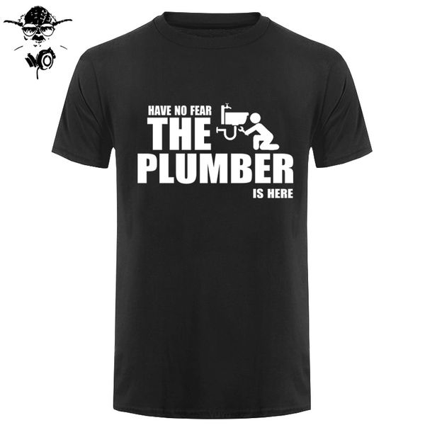 have no fear the plumber is here t-shirt male comfortable round collar t shirt purified cotton tees short sleeves plus size cool
have no fear the plumber is here t-shirt male comfortable round collar t shirt purified cotton tees short sleeves plus size cool