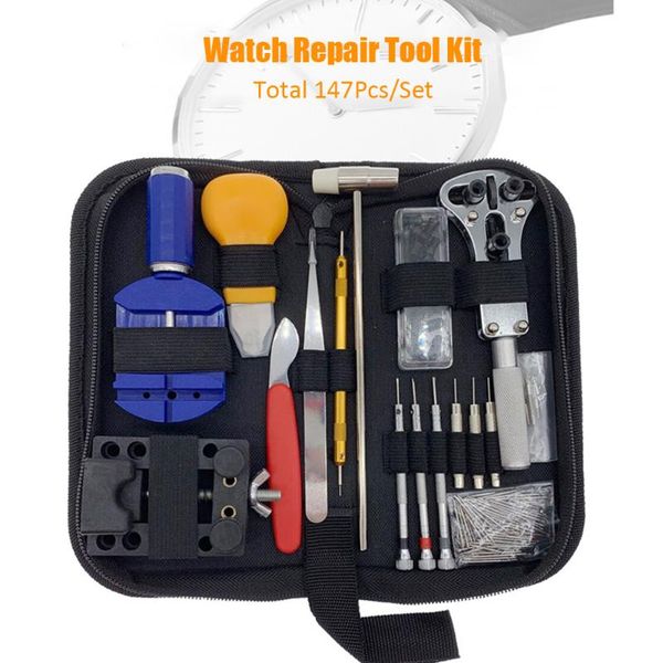 147pcs clock screwdriver watch-tools remover spring-bar-repair watch repair tool kit watch link pin remover case opener
147pcs clock screwdriver watch-tools remover spring-bar-repair watch repair tool kit watch link pin remover case opener