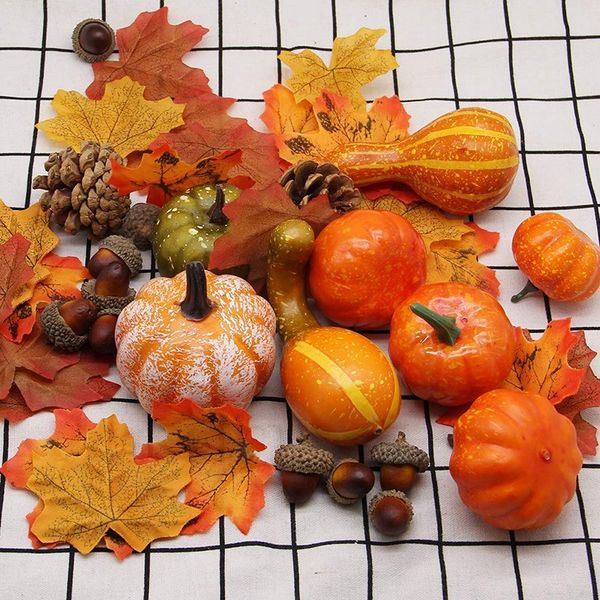 50pcs home artificial mini pumpkin gourd acorn berries foam pumpkin for halloween thanksgiving decorations
50pcs home artificial mini pumpkin gourd acorn berries foam pumpkin for halloween thanksgiving decorations