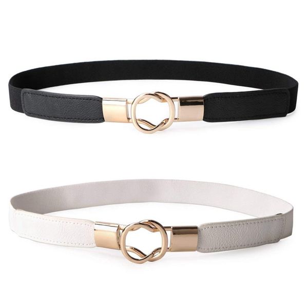 2 pack women retro elastic stretchy metal buckle skinny waist cinch belt 1inch wide(black+white, Black;brown
2 pack women retro elastic stretchy metal buckle skinny waist cinch belt 1inch wide(black+white, Black;brown