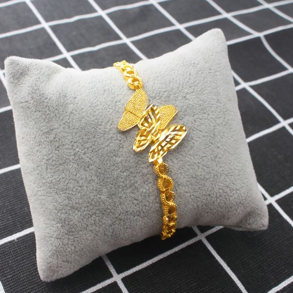 link, chain bracelet bangles jewelry women's 24k butterfly pendant ladies luxury wedding anniversary bracelets accessories, Black
link, chain bracelet bangles jewelry women's 24k butterfly pendant ladies luxury wedding anniversary bracelets accessories, Black