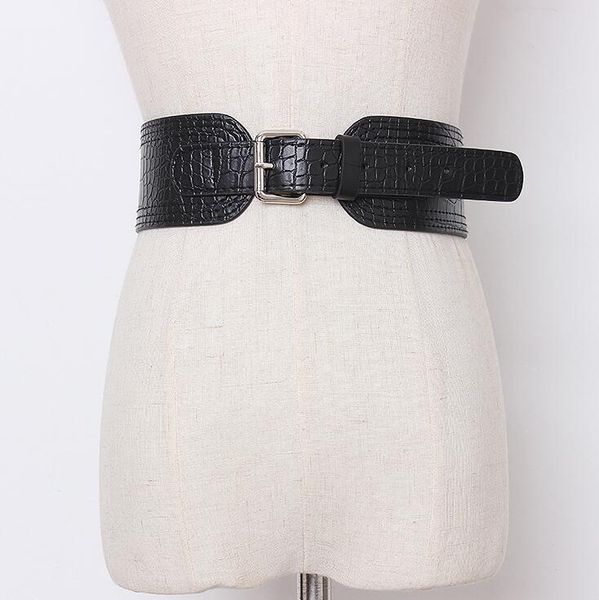 women's runway fashion double side pu leather cummerbunds female dress coat corsets waistband belts decoration wide belt r2180, Black;brown
women's runway fashion double side pu leather cummerbunds female dress coat corsets waistband belts decoration wide belt r2180, Black;brown