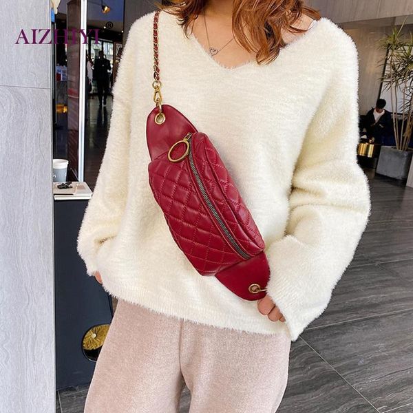 women fashion pure color fanny waist pack female casual simple chain zipper shoulder crossbody chest bags
women fashion pure color fanny waist pack female casual simple chain zipper shoulder crossbody chest bags