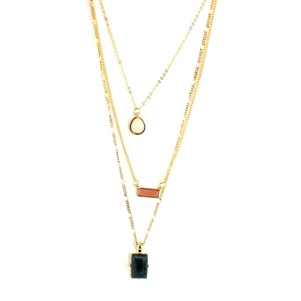 pendant necklaces melihe waterdrop square stone multilayer pendants for women long gold chain necklace jewelry bijoux sne160085, Silver
pendant necklaces melihe waterdrop square stone multilayer pendants for women long gold chain necklace jewelry bijoux sne160085, Silver