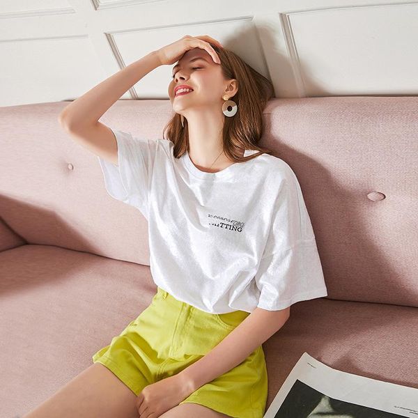 bf wind trend 2020 summer new brand women's t-shirt t-shirt fashion set-up sweater, White
bf wind trend 2020 summer new brand women's t-shirt t-shirt fashion set-up sweater, White