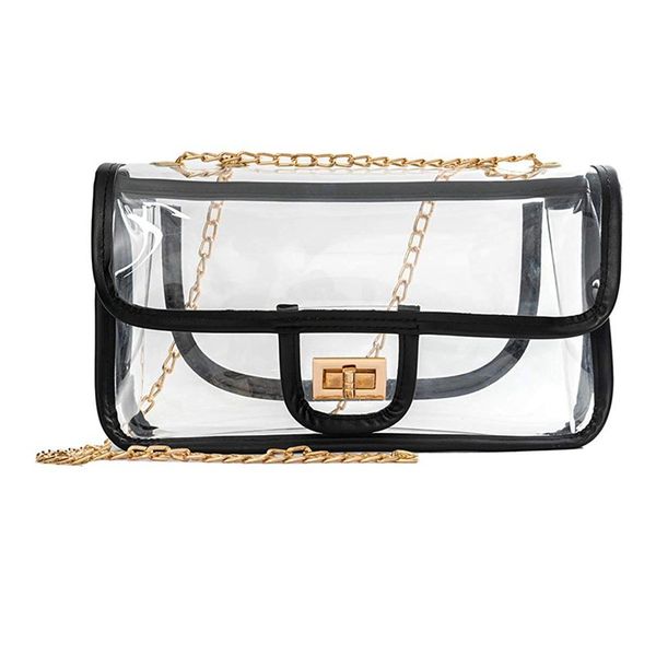 clear crossbody bag for women the transparent tote bag with chain messenger shoulder handbag purse
clear crossbody bag for women the transparent tote bag with chain messenger shoulder handbag purse