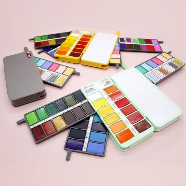 gift sets 36/48/60color watercolor paint set macaron solid for artist painting drawing art supplies
gift sets 36/48/60color watercolor paint set macaron solid for artist painting drawing art supplies