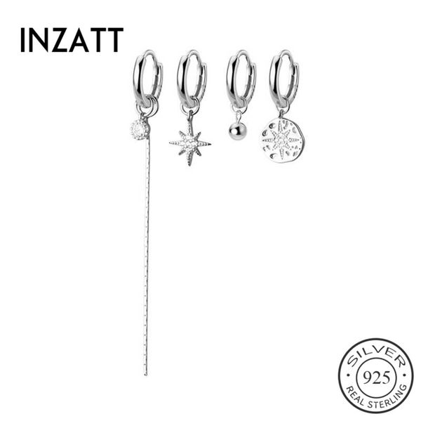 inzareal 925 sterling silver zircon tassel hoop earrings for fashion women birthday party cute fine jewelry asymmetry gift, Golden;silver
inzareal 925 sterling silver zircon tassel hoop earrings for fashion women birthday party cute fine jewelry asymmetry gift, Golden;silver