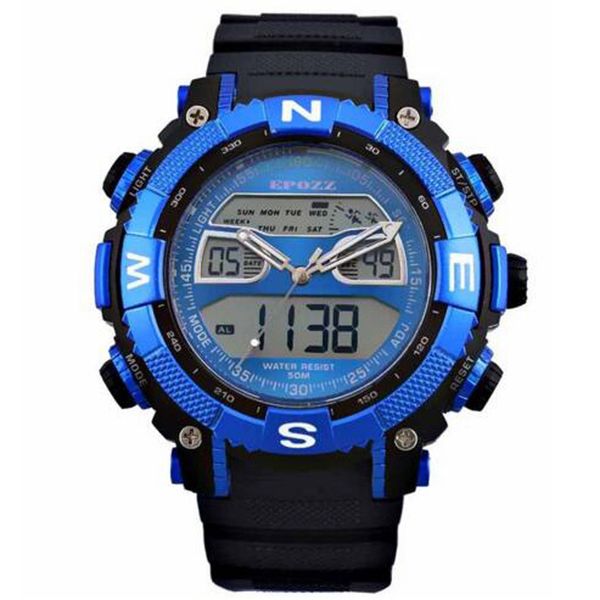epozz brand rubber strap fashion army outdoor men sport watches waterproof 5atm hours, Slivery;brown
epozz brand rubber strap fashion army outdoor men sport watches waterproof 5atm hours, Slivery;brown