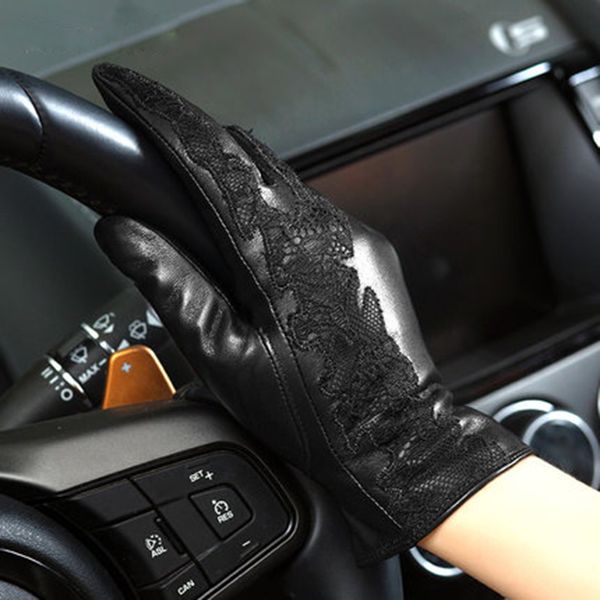 winter genuine leather gloves women fashion black thicken plus velvet lace embroidery sheepskin driving glove nw079-5, Blue;gray
winter genuine leather gloves women fashion black thicken plus velvet lace embroidery sheepskin driving glove nw079-5, Blue;gray