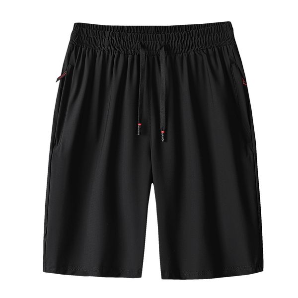men's shorts summer ice silk quick drying casual pants plus size wear big underpants loose sports, White;black
men's shorts summer ice silk quick drying casual pants plus size wear big underpants loose sports, White;black