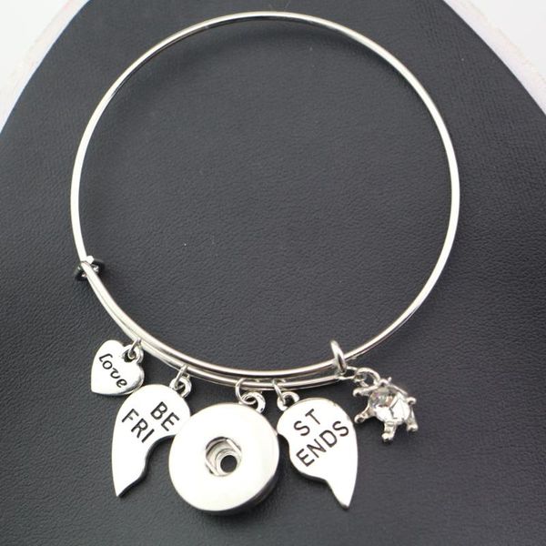 new crystalheart love friends alex style bangles with 18mm metal button snap metal banlges bracelets for women men ebr030, Black
new crystalheart love friends alex style bangles with 18mm metal button snap metal banlges bracelets for women men ebr030, Black