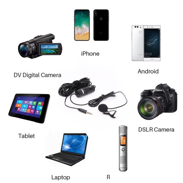 microphone boya by-m1 6m clip-on lavalier mini audio 3.5mm collar condenser lapel mic for recording canon / iphone dslr cameras
microphone boya by-m1 6m clip-on lavalier mini audio 3.5mm collar condenser lapel mic for recording canon / iphone dslr cameras