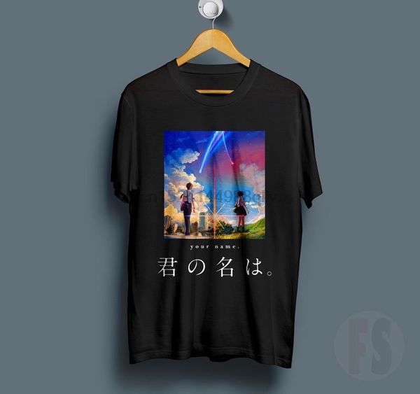 your name anime kimi no na wa mitsuha harajuku men round neck t shirts man fashion cotton black size s-3xl
your name anime kimi no na wa mitsuha harajuku men round neck t shirts man fashion cotton black size s-3xl