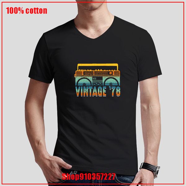 vintage 78 retro nostalgia v-neck soft cotton custom print party t-shirts homme t shirt stylish unique 2020 simple
vintage 78 retro nostalgia v-neck soft cotton custom print party t-shirts homme t shirt stylish unique 2020 simple