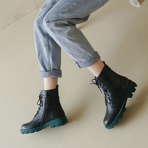 qzyerai new winter genuine leather women boots ankle motorcycle boots outdoor female cowhide warm women shoes, Black
qzyerai new winter genuine leather women boots ankle motorcycle boots outdoor female cowhide warm women shoes, Black