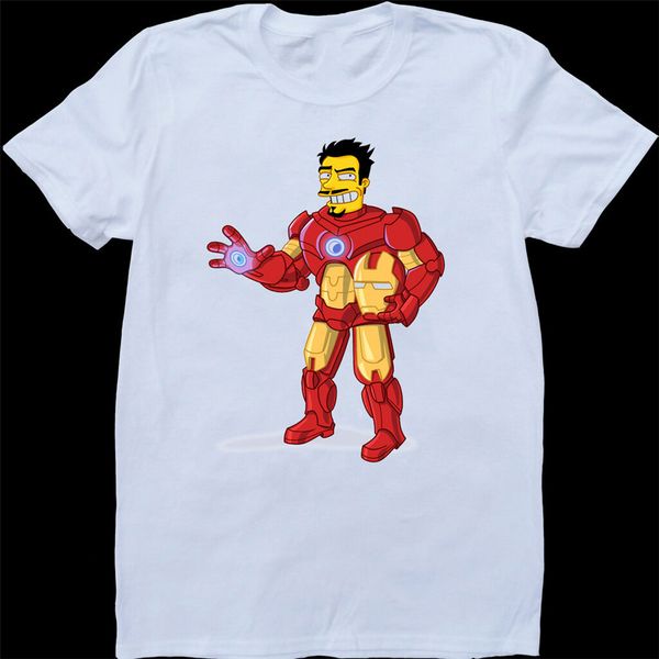 iron man tony stark cartoon mens white, custom made t-shirt present casual tee shirt
iron man tony stark cartoon mens white, custom made t-shirt present casual tee shirt