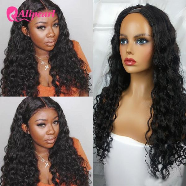 lace wigs u part wig loose deep wave brazilian human hair for black women 180 250 density remy glueless shape alipearl, Black;brown
lace wigs u part wig loose deep wave brazilian human hair for black women 180 250 density remy glueless shape alipearl, Black;brown