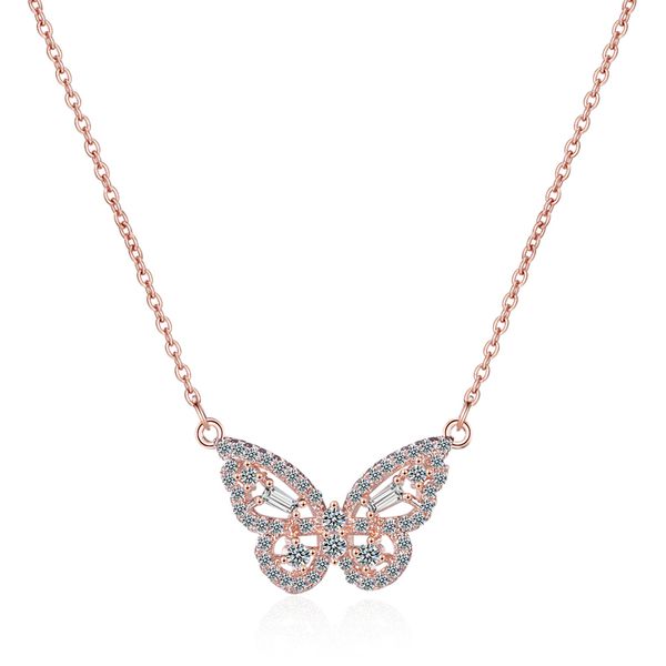 2020 new fashion design women silver color butterfly zircon pendant necklace female charm short clavicle necklace chic jewelry
2020 new fashion design women silver color butterfly zircon pendant necklace female charm short clavicle necklace chic jewelry