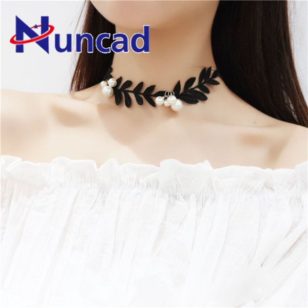 chokers black white lace leaf pearl necklace collar necklaces woman lovely girl's 2021 summer clavicle chain jewelry, Golden;silver
chokers black white lace leaf pearl necklace collar necklaces woman lovely girl's 2021 summer clavicle chain jewelry, Golden;silver