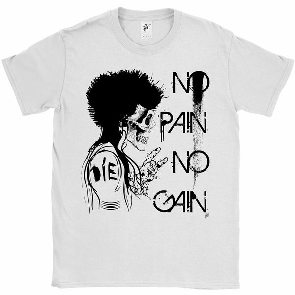 2019 men fashion skull with afro hair style no pain no gain mens t-shirt tee shirt
2019 men fashion skull with afro hair style no pain no gain mens t-shirt tee shirt