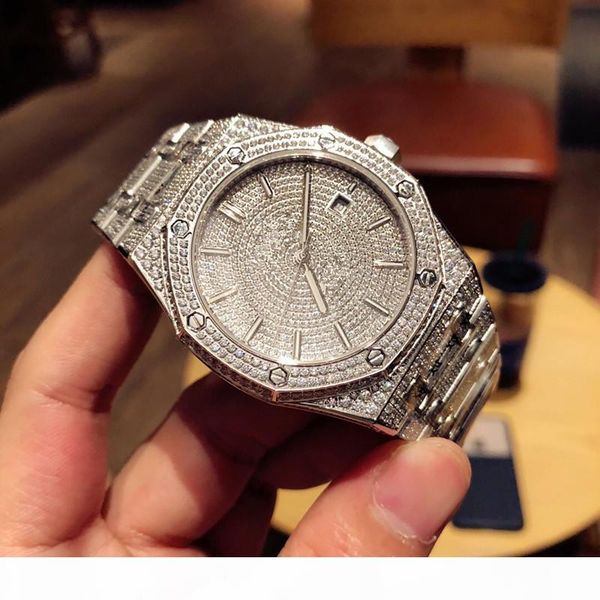 mens watch diamond watch 41mm reloj de lujo 3120 movement watches automatic mens watch montre de luxe v1, Slivery;brown
mens watch diamond watch 41mm reloj de lujo 3120 movement watches automatic mens watch montre de luxe v1, Slivery;brown