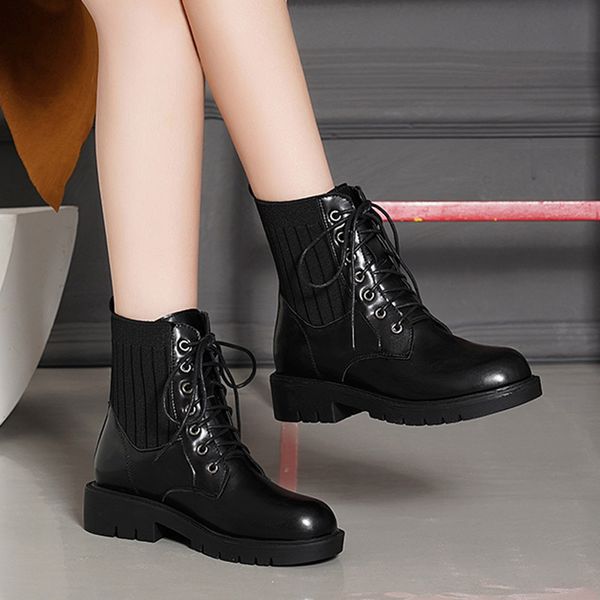 2020 winter women lace up ankle boots black platform casual shoes high sneakers knitting motorcyle booties ladies shoe 8637l
2020 winter women lace up ankle boots black platform casual shoes high sneakers knitting motorcyle booties ladies shoe 8637l