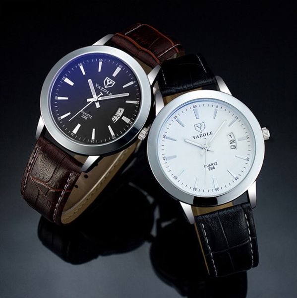 yazole men's watch fashion sports quartz watches male clock business waterproof watch relogio masculino, Slivery;brown
yazole men's watch fashion sports quartz watches male clock business waterproof watch relogio masculino, Slivery;brown