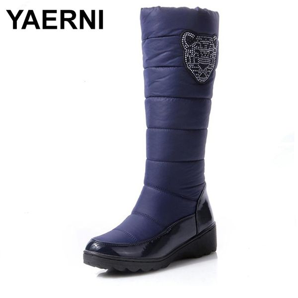boots yaerni fashion waterproof snow women's knee high flat winter platform fur shoes women size 35-44 e677, Black
boots yaerni fashion waterproof snow women's knee high flat winter platform fur shoes women size 35-44 e677, Black
