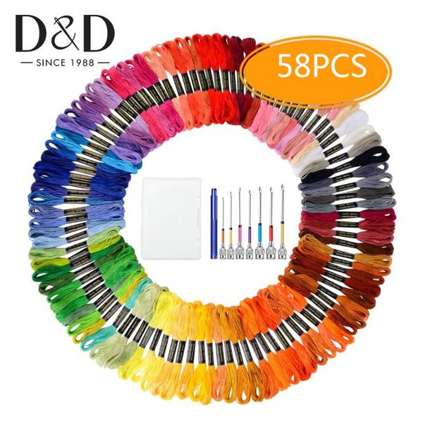 cross stitch thread kits 50 skeins embroidery thread floss & 8pcs embroidery stitching punch needle sewing kits diy home craft, Black
cross stitch thread kits 50 skeins embroidery thread floss & 8pcs embroidery stitching punch needle sewing kits diy home craft, Black