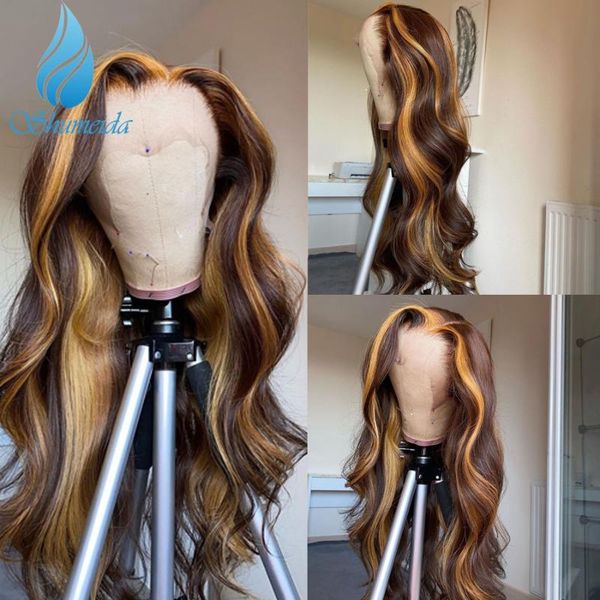 lace wigs highlight color 13*6 front human hair peruvian remy body wave glueless wig with baby for women, Black;brown
lace wigs highlight color 13*6 front human hair peruvian remy body wave glueless wig with baby for women, Black;brown