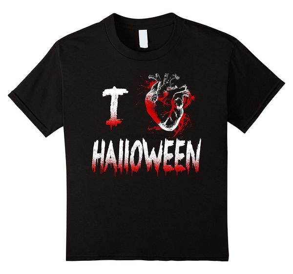 awesome i love halloween bloody stake heart men's t-shirts
