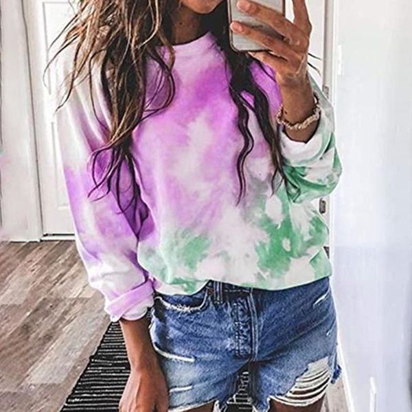 fashion women tie dyeing hoodies print sweatshirt long sleeve comfortable soft hoodies casual pullover blouses, White;red
fashion women tie dyeing hoodies print sweatshirt long sleeve comfortable soft hoodies casual pullover blouses, White;red