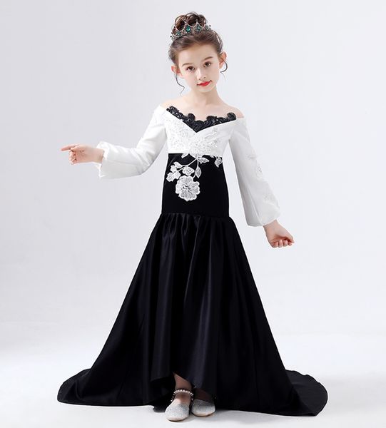 pretty white/black sleeves mermaid girl' pageant dresses flower girls' dresses girl' dresses girls' formal dress custo, White;red
pretty white/black sleeves mermaid girl' pageant dresses flower girls' dresses girl' dresses girls' formal dress custo, White;red