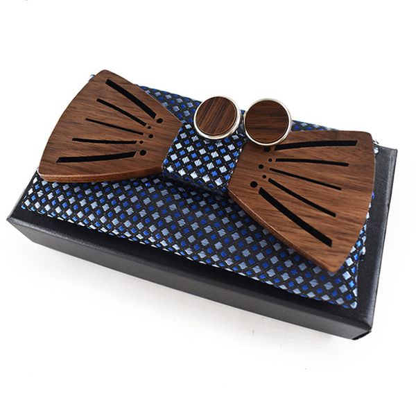dropshipping walnut wooden designer bowtie hollow luxury mens butterfly wood bow tie set with cufflink and kerchief, Blue;purple
dropshipping walnut wooden designer bowtie hollow luxury mens butterfly wood bow tie set with cufflink and kerchief, Blue;purple