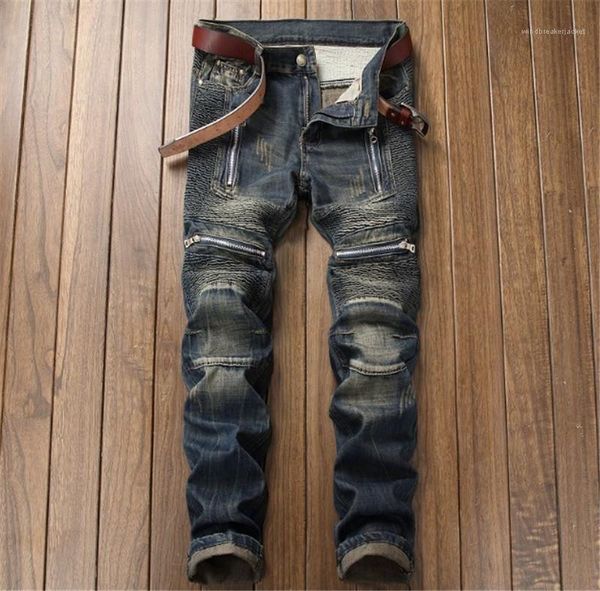 брюки мода эластичный с zipper mens одежды casual mens конструктора jeans gradient стрессового стиль straight мужчина, Blue
брюки мода эластичный с zipper mens одежды casual mens конструктора jeans gradient стрессового стиль straight мужчина, Blue