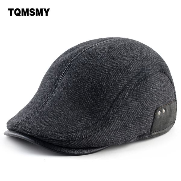 tqmsmy winter peaked cap for men solid color faux wool beret hat man warm boina with earflaps faux leather flat visor hats tme76, Blue;gray
tqmsmy winter peaked cap for men solid color faux wool beret hat man warm boina with earflaps faux leather flat visor hats tme76, Blue;gray