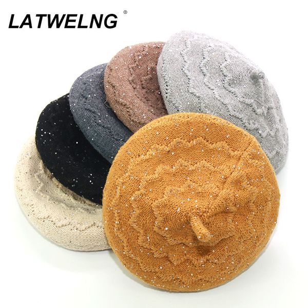 2020 fashion pattern crochet women beret with sequins winter solid pumpkin hat flat french cap wholesale, Blue;gray
2020 fashion pattern crochet women beret with sequins winter solid pumpkin hat flat french cap wholesale, Blue;gray