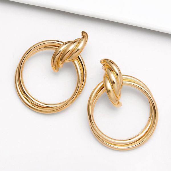 hoop & huggie zoshi trendy fashion metal earrings for woman vintage gold color korean statement summer jewelry brincos, Golden;silver
hoop & huggie zoshi trendy fashion metal earrings for woman vintage gold color korean statement summer jewelry brincos, Golden;silver